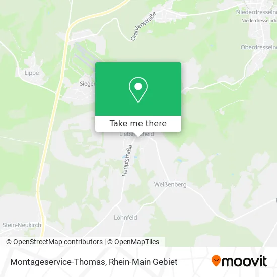 Карта Montageservice-Thomas