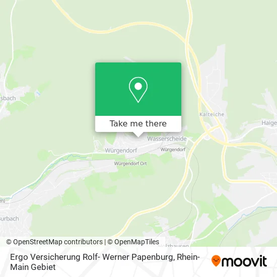 Карта Ergo Versicherung Rolf- Werner Papenburg