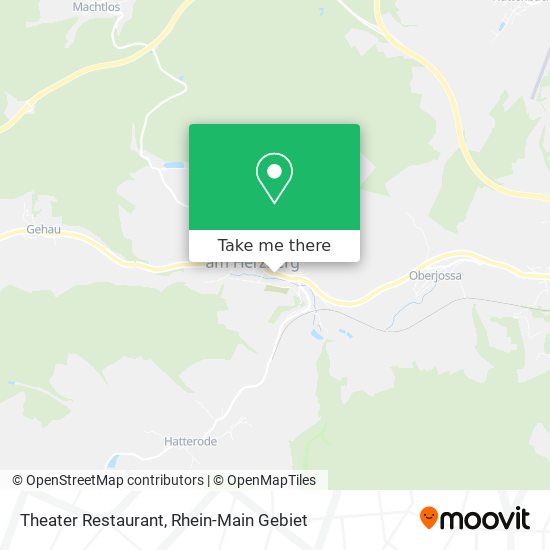 Theater Restaurant map