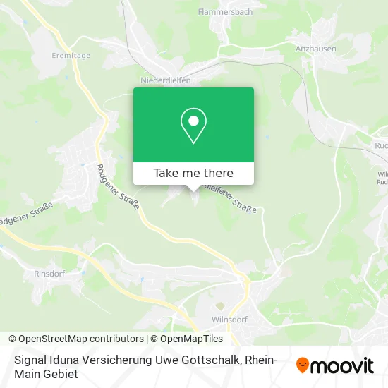Карта Signal Iduna Versicherung Uwe Gottschalk