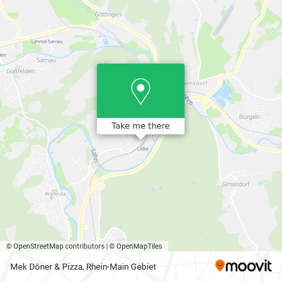 Карта Mek Döner & Pizza