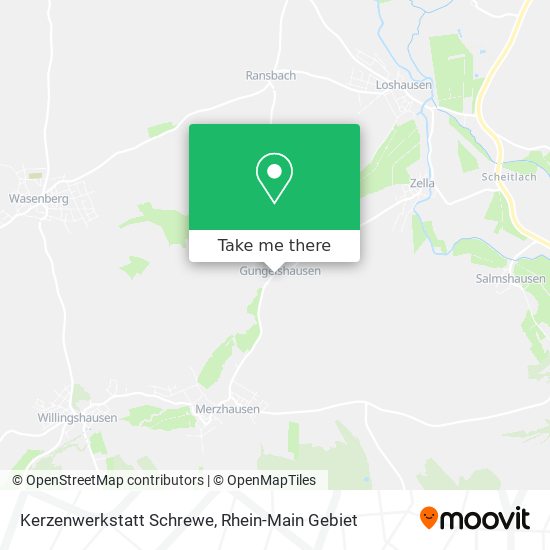 Kerzenwerkstatt Schrewe map