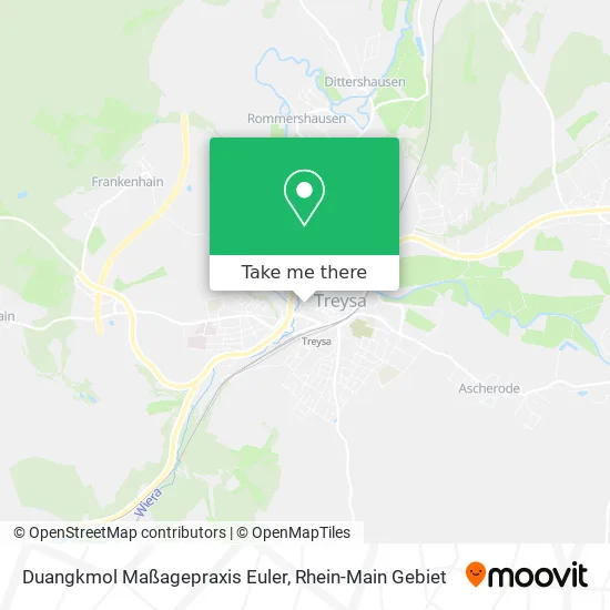 Карта Duangkmol Maßagepraxis Euler