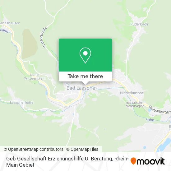 Карта Geb Gesellschaft Erziehungshilfe U. Beratung