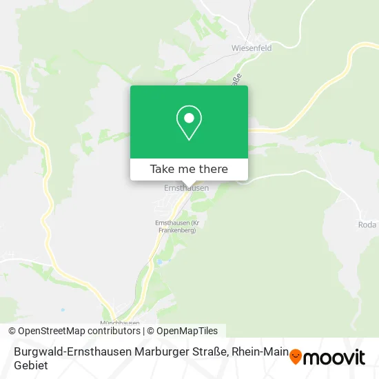 Карта Burgwald-Ernsthausen Marburger Straße