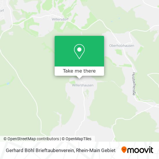 Gerhard Böhl Brieftaubenverein map