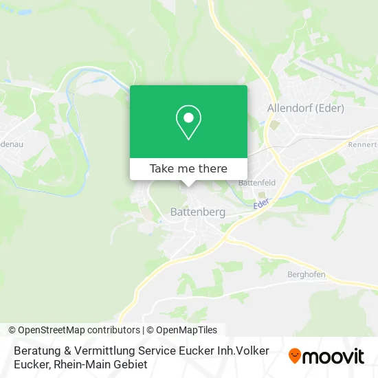 Карта Beratung & Vermittlung Service Eucker Inh.Volker Eucker
