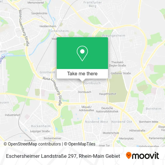 Карта Eschersheimer Landstraße 297