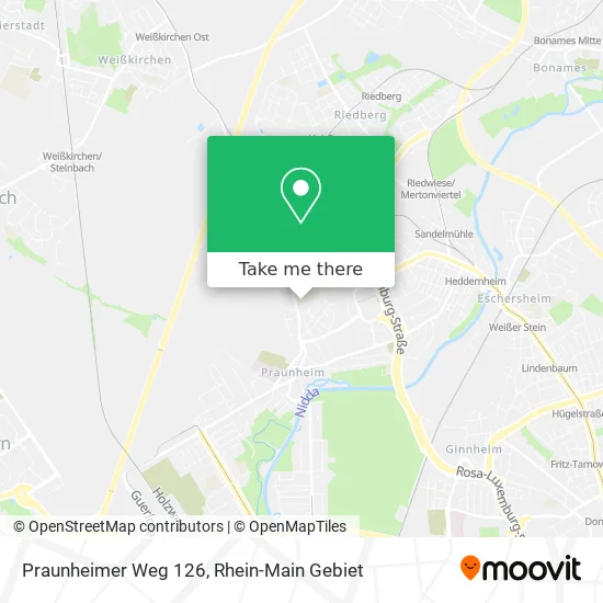 Карта Praunheimer Weg 126