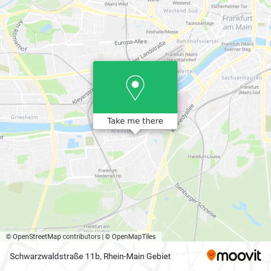 Карта Schwarzwaldstraße 11b