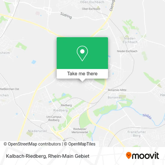 Карта Kalbach-Riedberg