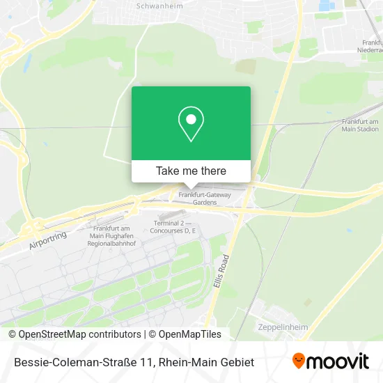Карта Bessie-Coleman-Straße 11