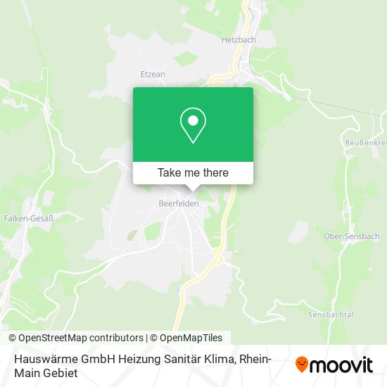 Hauswärme GmbH Heizung Sanitär Klima map