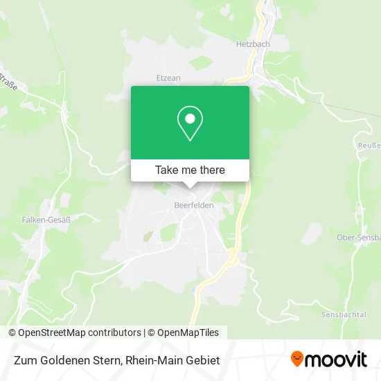 Карта Zum Goldenen Stern