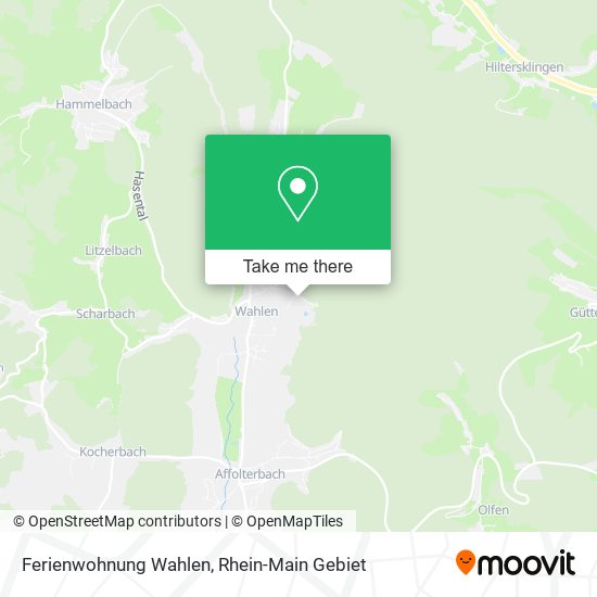 Ferienwohnung Wahlen map