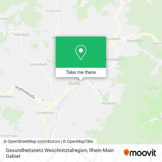 Карта Gesundheitsnetz Weschnitztalregion