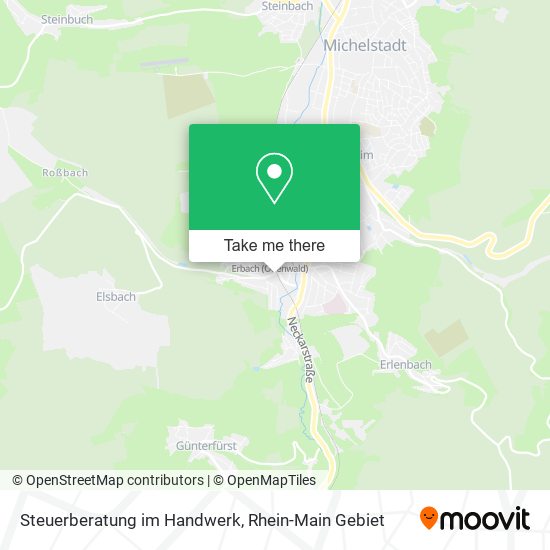 Steuerberatung im Handwerk map