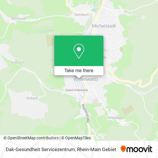 Dak-Gesundheit Servicezentrum map