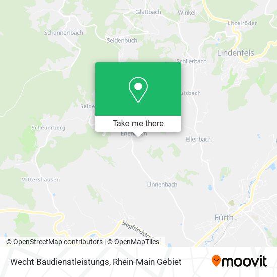 Wecht Baudienstleistungs map