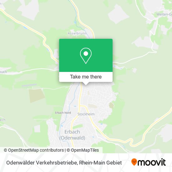 Odenwälder Verkehrsbetriebe map