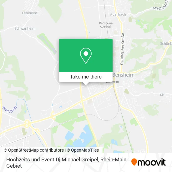 Карта Hochzeits und Event Dj Michael Greipel