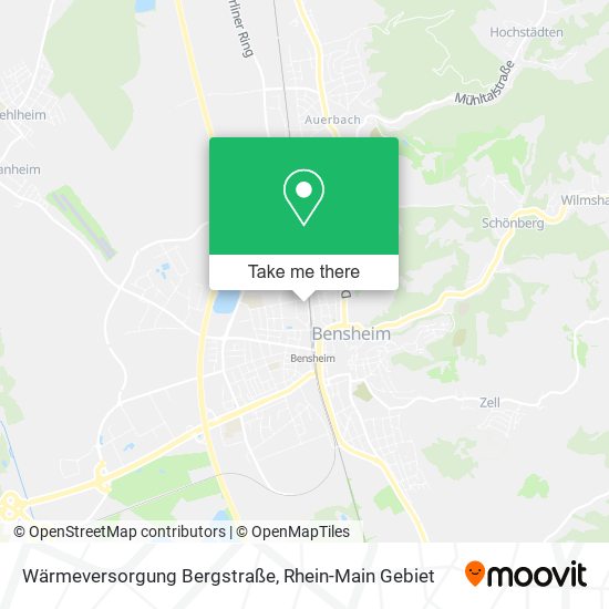 Wärmeversorgung Bergstraße map