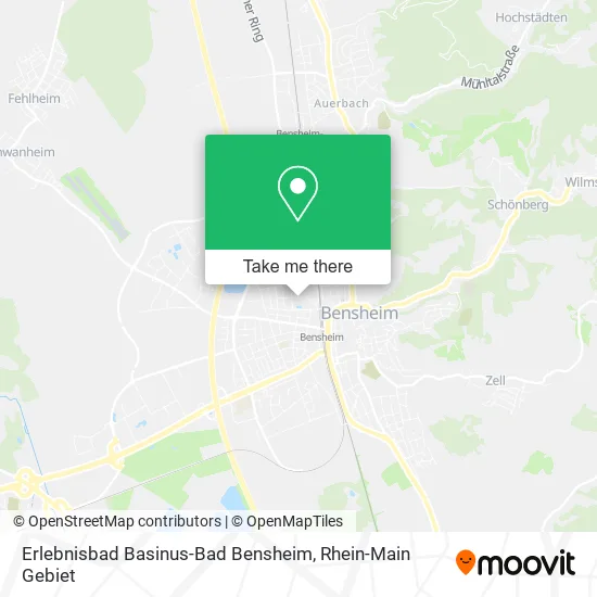 Карта Erlebnisbad Basinus-Bad Bensheim