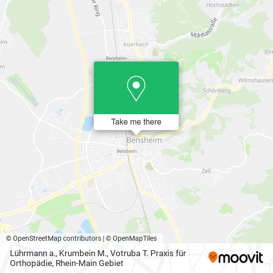 Lührmann a., Krumbein M., Votruba T. Praxis für Orthopädie map