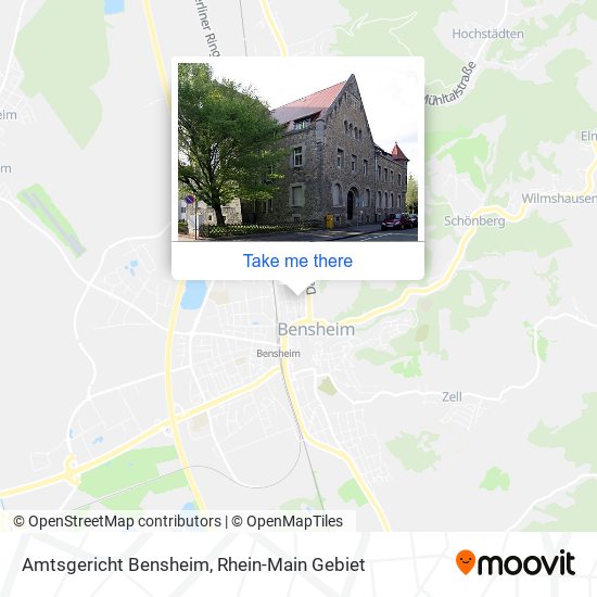 Amtsgericht Bensheim map