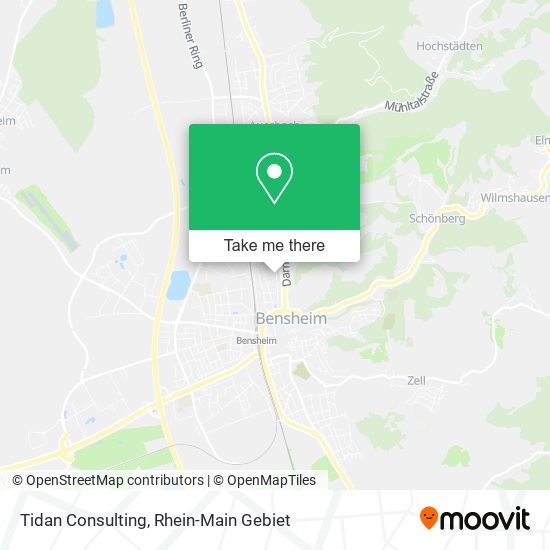 Tidan Consulting map