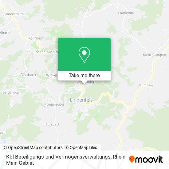 Kbl Beteiligungs-und Vermögensverwaltungs map