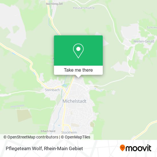 Pflegeteam Wolf map