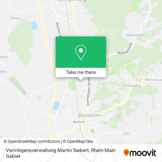 Vermögensverwaltung Martin Siebert map