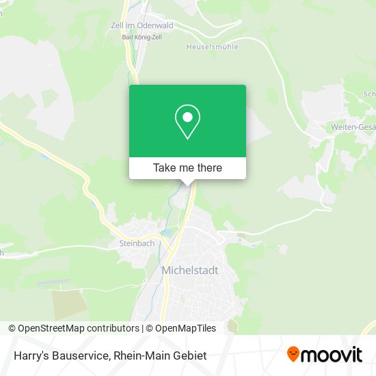 Harry's Bauservice map