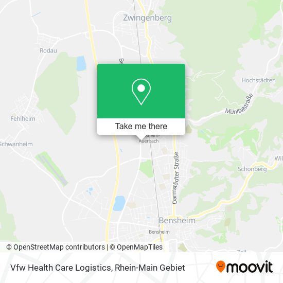 Vfw Health Care Logistics map