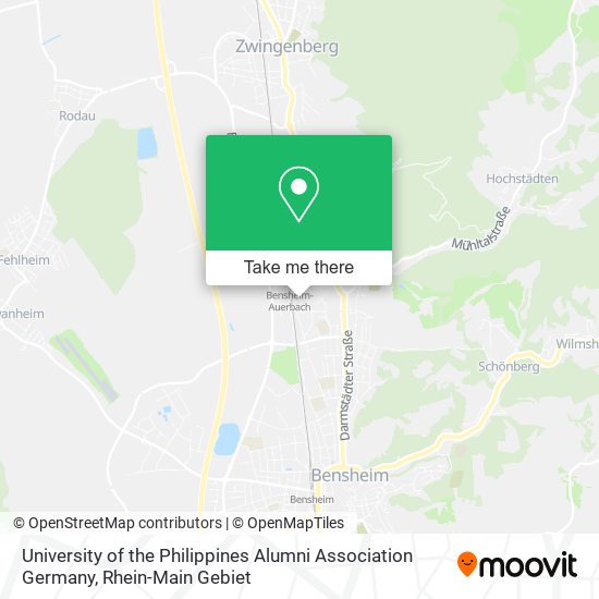 University of the Philippines Alumni Association Germany map