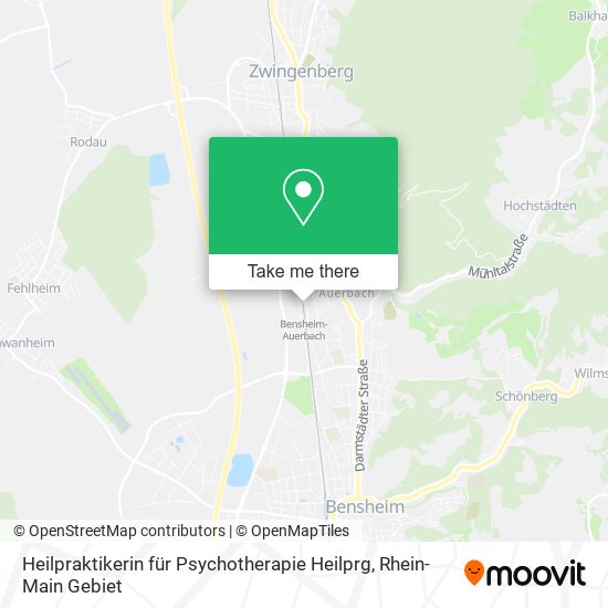 Heilpraktikerin für Psychotherapie Heilprg map