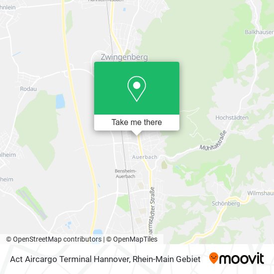 Act Aircargo Terminal Hannover map