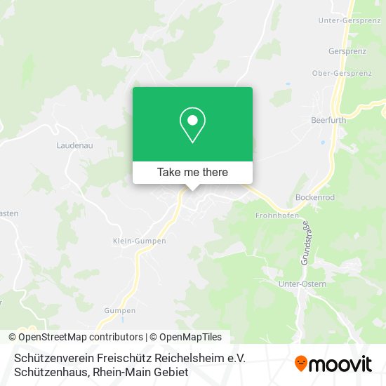 Schützenverein Freischütz Reichelsheim e.V. Schützenhaus map