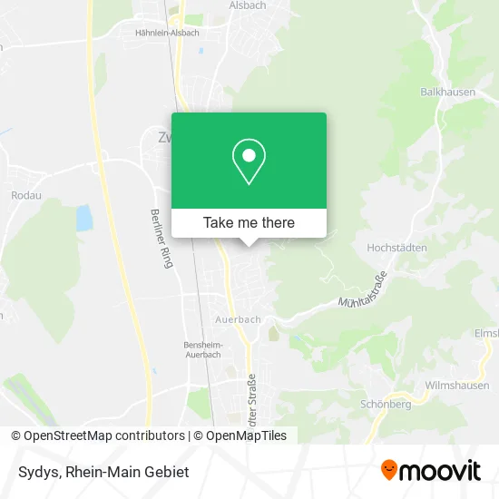 Карта Sydys