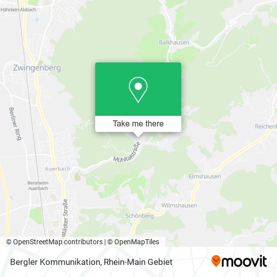 Bergler Kommunikation map