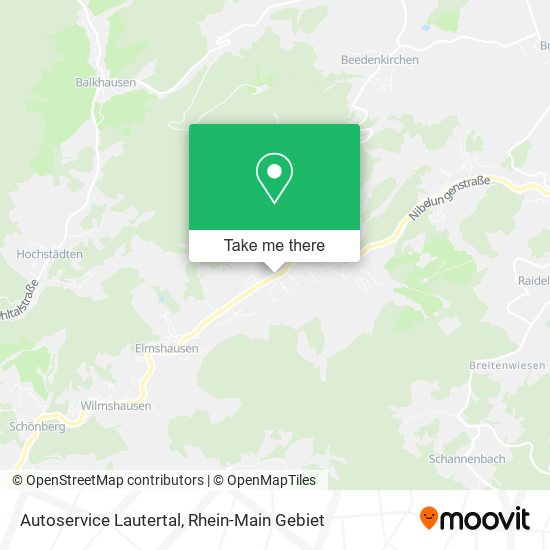 Autoservice Lautertal map