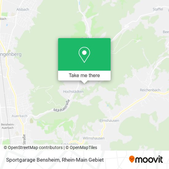 Sportgarage Bensheim map