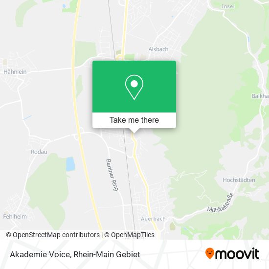 Akademie Voice map