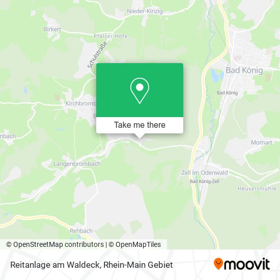 Reitanlage am Waldeck map