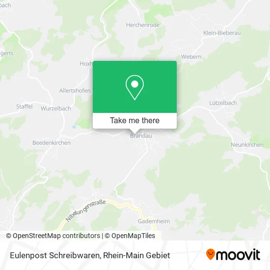 Карта Eulenpost Schreibwaren