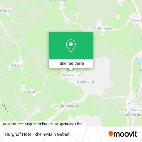 Burghof Hotel map