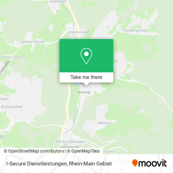 I-Secure Dienstleistungen map