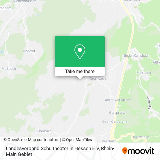 Landesverband Schultheater in Hessen E V map