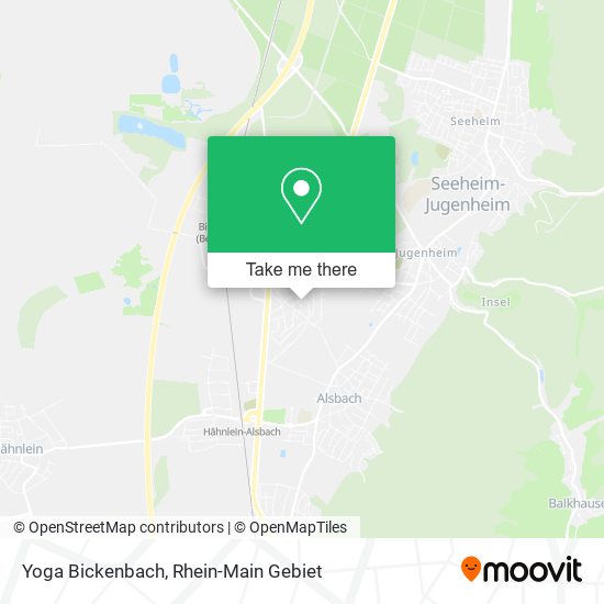 Yoga Bickenbach map